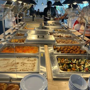 The buffet items
