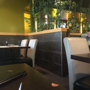 Inside the restaurant