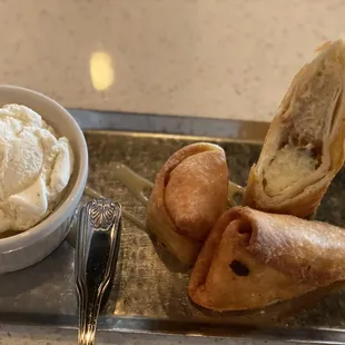 Banana Spring Roll, shared