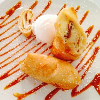 Dulce De Leche Banana Spring Roll