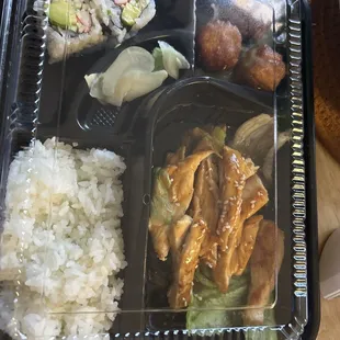 Bento  box lunch