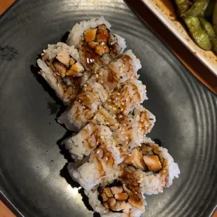 Teriyaki chicken roll- not on the menu special order