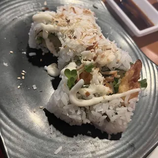 Coconut Shrimp Maki Roll