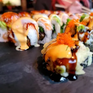 Godzilla Roll   Sawa Roll and Ninja Roll.