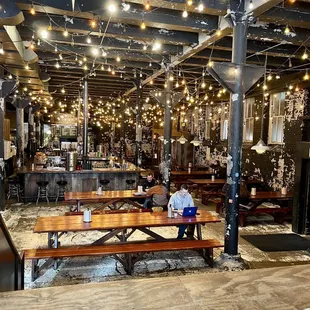Open seating area / Green Street Meats
