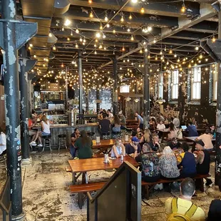 Indoor dining area