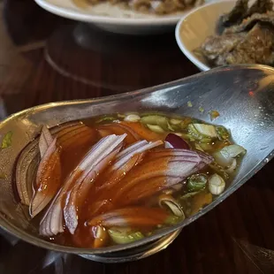 Dressing for the Spicy Salmon Skin Salad