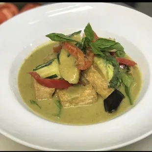 Tofu Green Curry