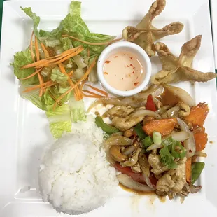 Lunch specials (Cashew nut with chicken)