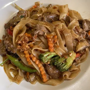 Drunken noodles