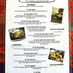 Lunch Menu