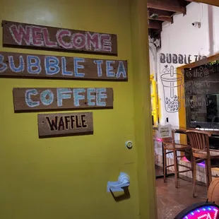Bubble Tea is inside Sawasdee Thai Restaurant. Definitely a hidden gem.