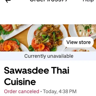 Cancelled my order!