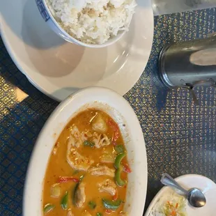 Spicy pineapple curry