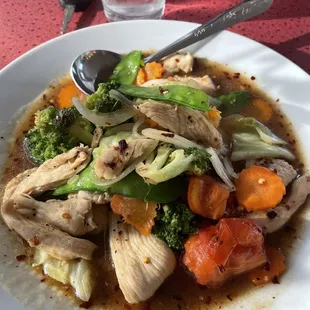 30. Combination Vegetable Dish Chicken