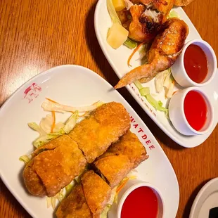 Paradise Chicken Wings Sue 's Egg Rolls