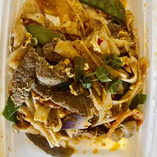 I had ordered Thai Noodle with Lemongrass and got beef instead.