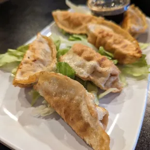 Potstickers.  The sauce is SOOO good!