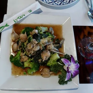 a plate of food