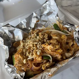 Lunch portion $10 comes with small spring roll