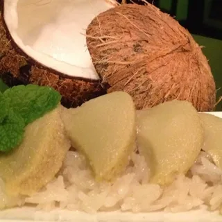 Sticky Rice with Thai Custard