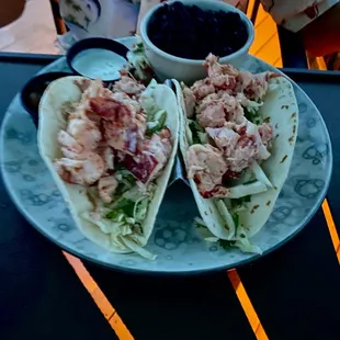 lobster tacos