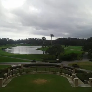 View from the clubhouse terrace