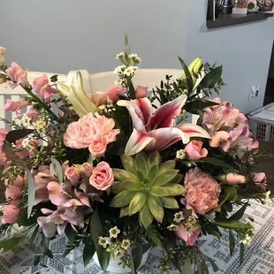 Pink arrangement