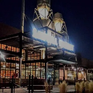 Night shot front entrance