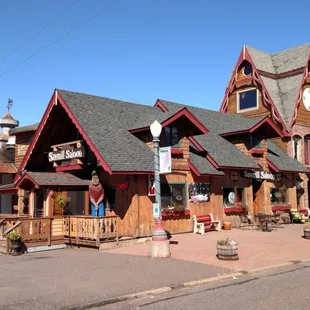 the front of the restaurant