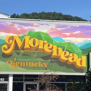 Across the street from patio