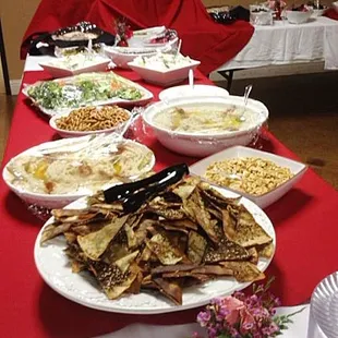 Arabic (Lebanese) Buffet at Sawyer Hall - Suha's Catering