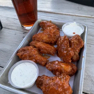 Lemon pepper buffalo wing&apos;s,delicious!