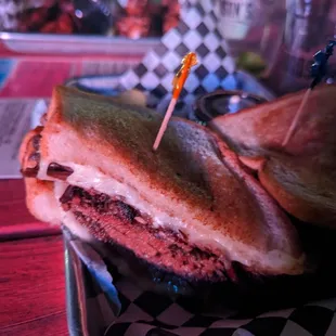 Brisket grilled cheese