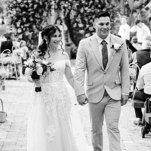 Walking down the aisle