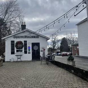 the outside of the building