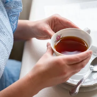 Large assortment of flavored loose leaf teas