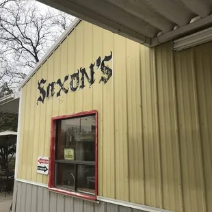 the outside of the building