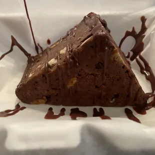 Chocolate Peanut Butter bread pudding