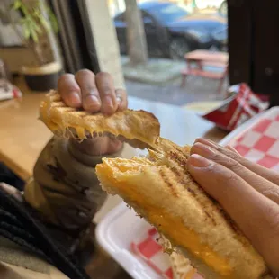 Classic Grilled Cheese Sandwich