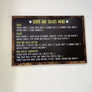 Menu Oct 2023