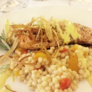 Lovely salmon entree