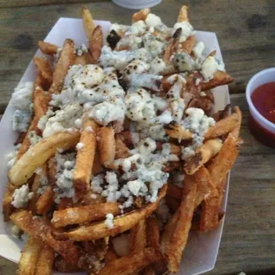 Duck fat fries with bleu. I can't even handle it.