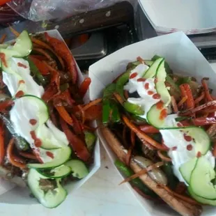 Vegan Seitan Asian Cheese Steak