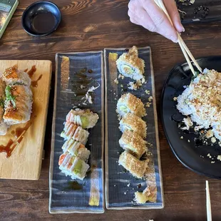 sushi, food, sashimi, sushi and sashimi