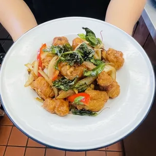 Crispy Chicken Basil