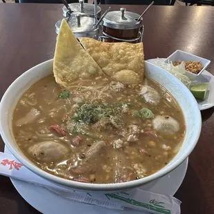 Spicy Pork Noodle Soup