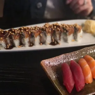 Nigiri and unagi
