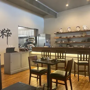 Inside the restaurant