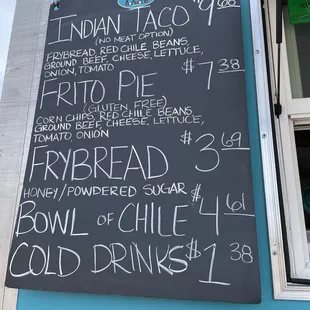 Simple menu. Great eats.